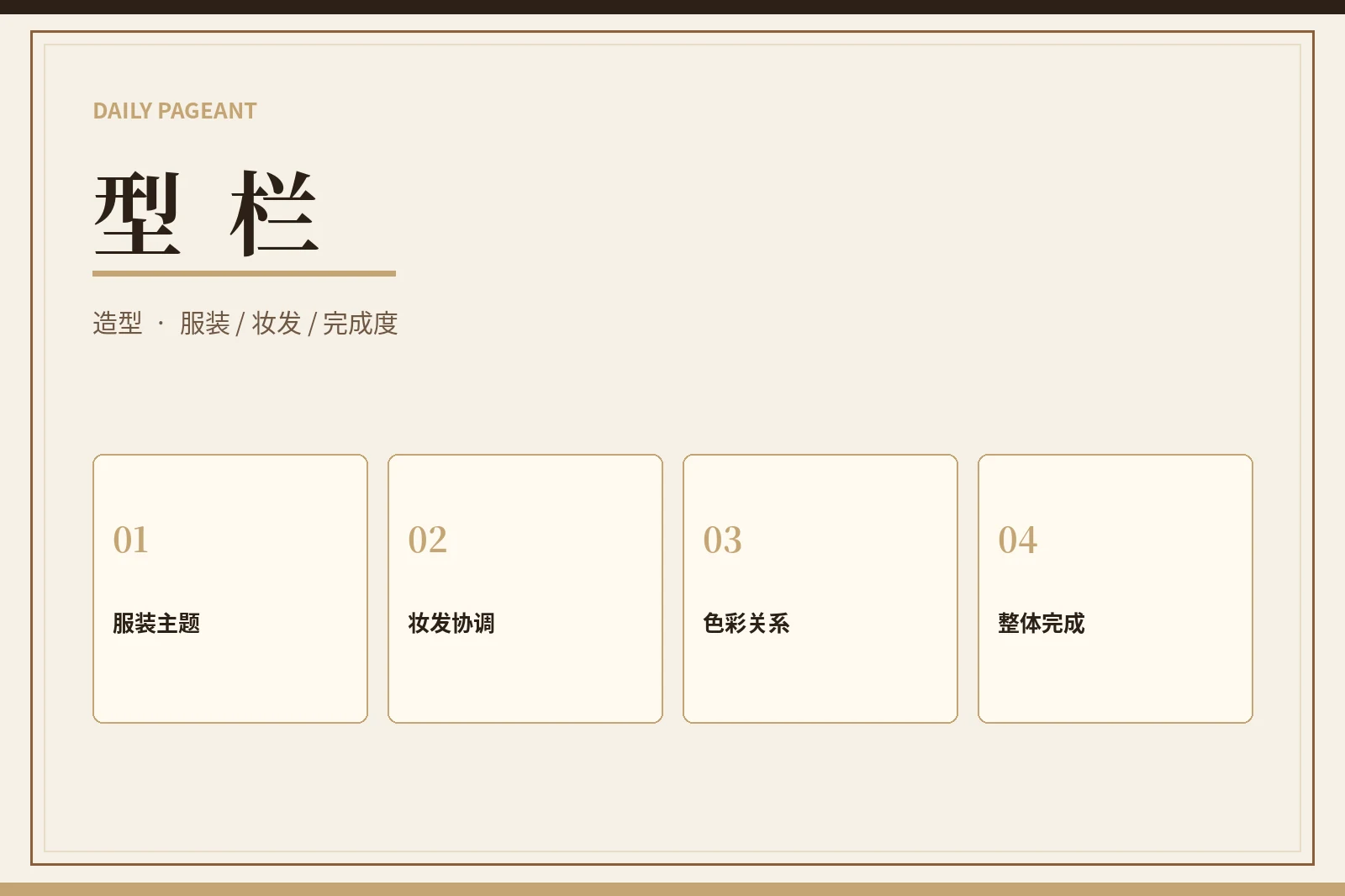 造型表达展示